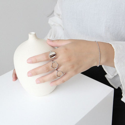 Set inele din argint Marise